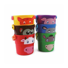 Juego Cubos Apilables Animales Infantil