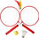 Juego de bádminton con raquetas volantes y pelota - Foto 2