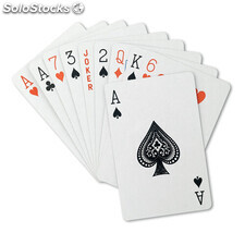 Juego de cartas en caja azul MIMO8614-04