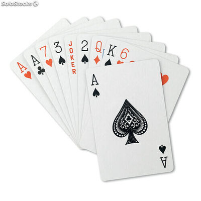 Juego de cartas en caja azul MIMO8614-04