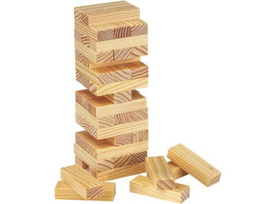 Juego de habilidad HIGH-RISE de madera en caja de regalo
