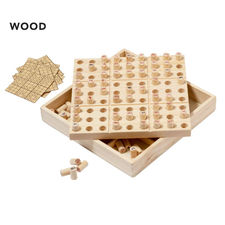 Juego de habilidad sudoku fabricado en madera