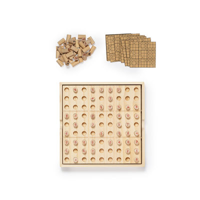 Juego de habilidad sudoku fabricado en madera - Foto 2