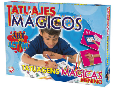 Juego de mesa falomir tatuajes magicos infantil - Foto 2