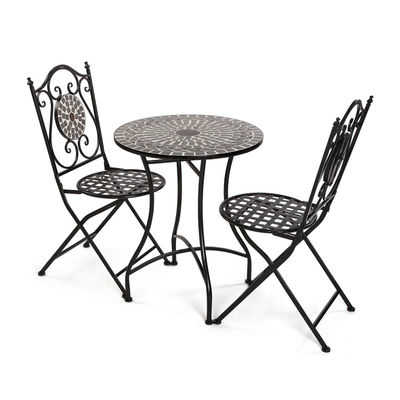 Juego de mesa y 2 sillas de jardín, modelo Mediterráneo 1 - Sistemas David - Foto 2