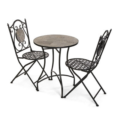 Juego de mesa y 2 sillas de jardín, modelo Mediterráneo 3 - Sistemas David - Foto 2