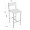 Juego de mesa y 2 sillas, modelo London - Blanca - Sistemas David - Foto 4