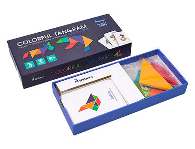 Juego mideer didactico tangram de colores - Foto 2