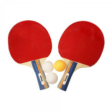 Juego raquetas de tenis de mesa con 3 pelotas