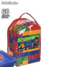Juegos de Ensamblajes - Construcción - Blocks super 68 piezas