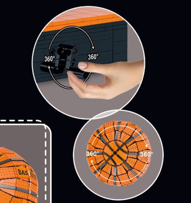 Juguete de construcción compatible con LEGO, modelo de baloncesto en tamaño 1:1 - Foto 4