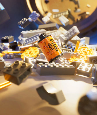 Juguete de construcción compatible con LEGO, modelo de cámara antigua - Foto 5