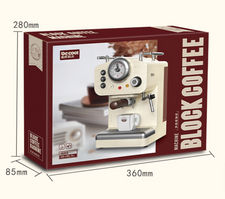 Juguete de construcción compatible con LEGO, Modelo de Máquina de Café Expreso