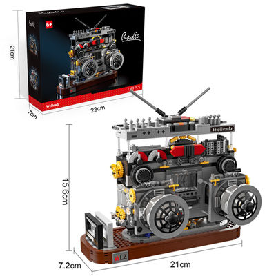Juguete de construcción compatible con LEGO, Modelos antiguos de radio - Foto 2