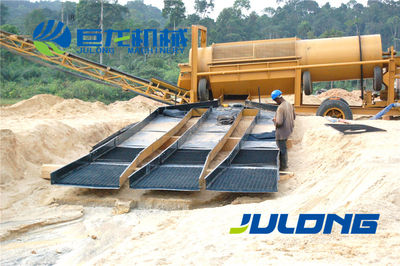 Julong Equipo móvil de oro en la tierra/Máquina móvil de minería de oro - Foto 2