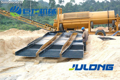 Julong Equipo móvil de oro en la tierra/Máquina móvil de minería de oro - Foto 4