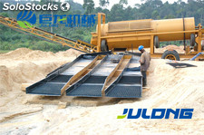 Julong Gran capacidad de procesamiento Equipamiento móvil/fijo de minería de oro