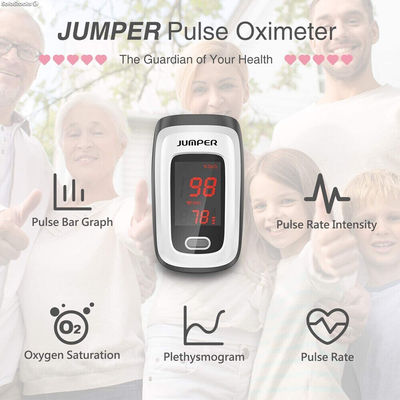 Jumper Medical JPD-500E LED - Pulse Oximeter Digital - Foto 2