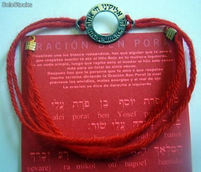 Kabbalah braccialetto di corda rosso di Israel - Foto 3