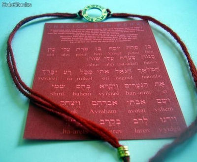 Kabbalah braccialetto di corda rosso di Israel - Foto 4