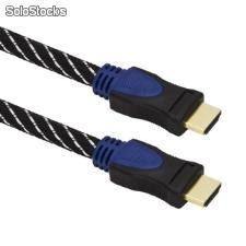 Kabel HDMI esperanza EB115 oplot złoty 10m Ethernet