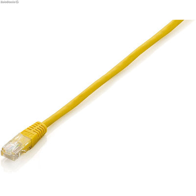 Kabel Sieciowy Sztywny UTP Kategoria 6 Equip 625466 Żółty 10 m
