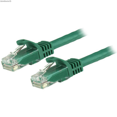 Kabel Sieciowy Sztywny UTP Kategoria 6 Startech N6PATC5MGN Kolor Zielony 5 m