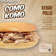 Kebab de Pollo 150g