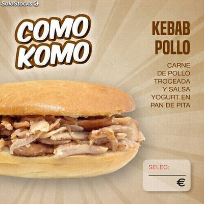Kebab de Pollo 150g