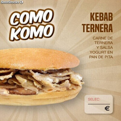 Kebab de Ternera 150g