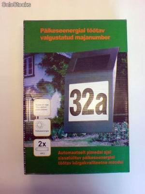 Kennzeichen (Solarbatterie, Edelstahl) - Foto 3