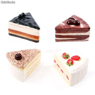 Keramik Kuchenstück Schmuckdose - CAKE03