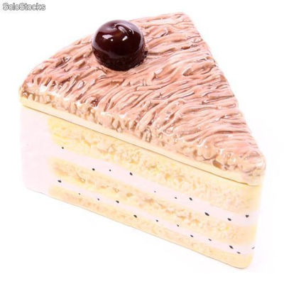 Keramik Kuchenstück Schmuckdose - CAKE03 - Foto 2