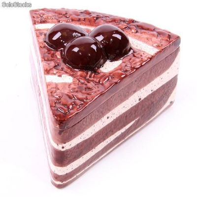 Keramik Kuchenstück Schmuckdose - CAKE03 - Foto 4
