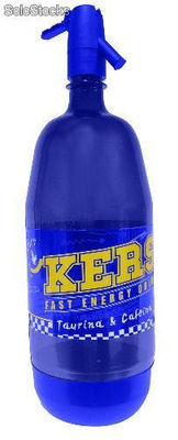 Kers boisson énergétique bouteille bleue de 1.5 litre avec siphon doseur - Photo 3