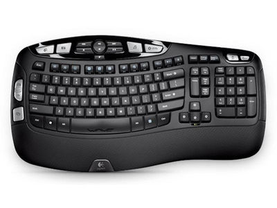 Keyboard Logitech Wireless Keyboard K350 - DE-Layout 920-004484