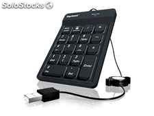 KeySonic ACK-118BK Numerische Tastatur USB Universal Schwarz 22084