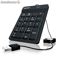 KeySonic ACK-118BK Numerische Tastatur USB Universal Schwarz 22084