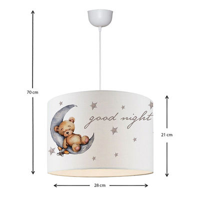 Kinder-Deckenlampe sleepy bear 28x21x70cm - Foto 3