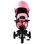 Kinderline TRC-711.1 PINK: Poussette tricycle pour bébé et tout-petit 4 en 1 - - Photo 2