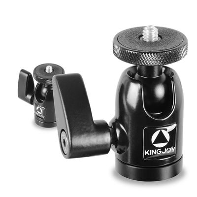 Kingjoy mini 5 sección de aluminio cámara portátil de viaje trípode móvil con ca - Foto 5