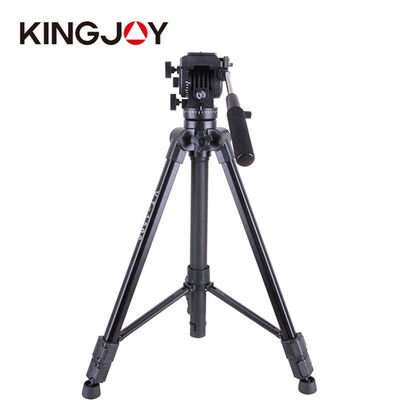 Kingjoy venta caliente 3 sección de aluminio cámara de vídeo trípode - Foto 2