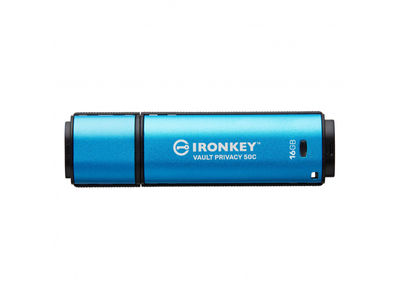 Kingston 16GB usb-c Flash IronKey Vault Privacy 50C aes-256 IKVP50C/16GB