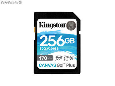 Kingston Canvas Go! Plus sdxc 256GB uhs-i SDG3/256GB