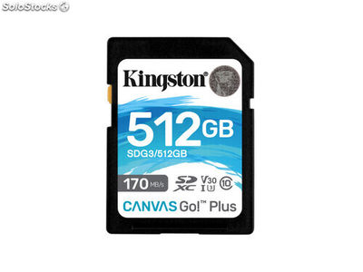 Kingston Canvas Go! Plus sdxc 512GB uhs-i SDG3/512GB