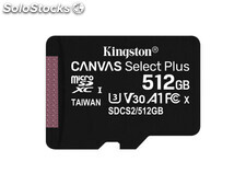 Kingston Canvas Select Plus micSDXC 512GB uhs-i SDCS2/512GBSP