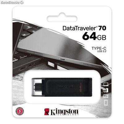 Kingston DataTraveler 70 64GB usb FlashDrive 3.0 DT70/64GB