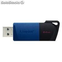 Kingston DataTraveler dtxm 64GB usb 3.2 Gen1 Azul