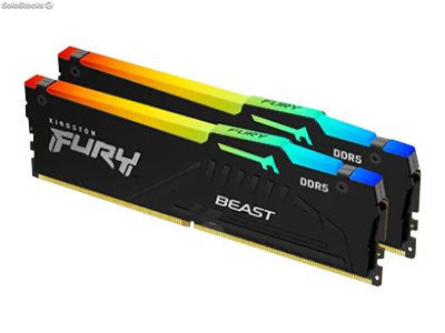 Kingston Fury Beast Kit 2 x 32GB DDR5 4800MT/s CL38 dimm KF548C38BBAK2-64