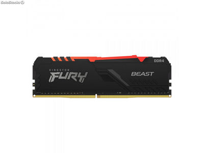 Kingston Fury Beast rgb 8GB 3600MHz DDR4 CL17 dimm KF436C17BBA/8